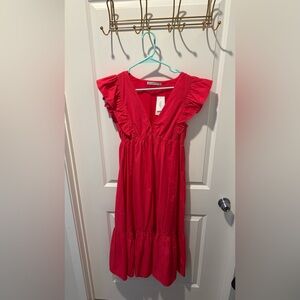 🌺 Abercrombie & Fitch Ruffle Dress